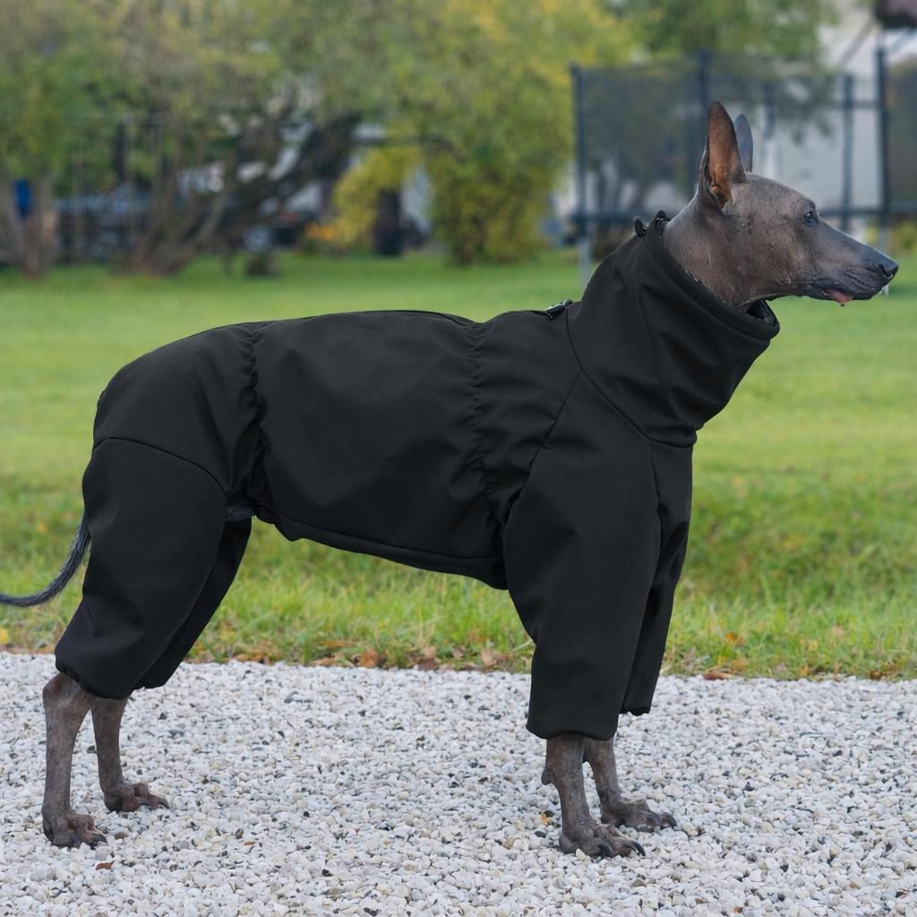 Warm Raincoat Extra Durable Softshell with Fleece Lining For Active Dogs –  Waterproof & Windproof Spring Summer Overall