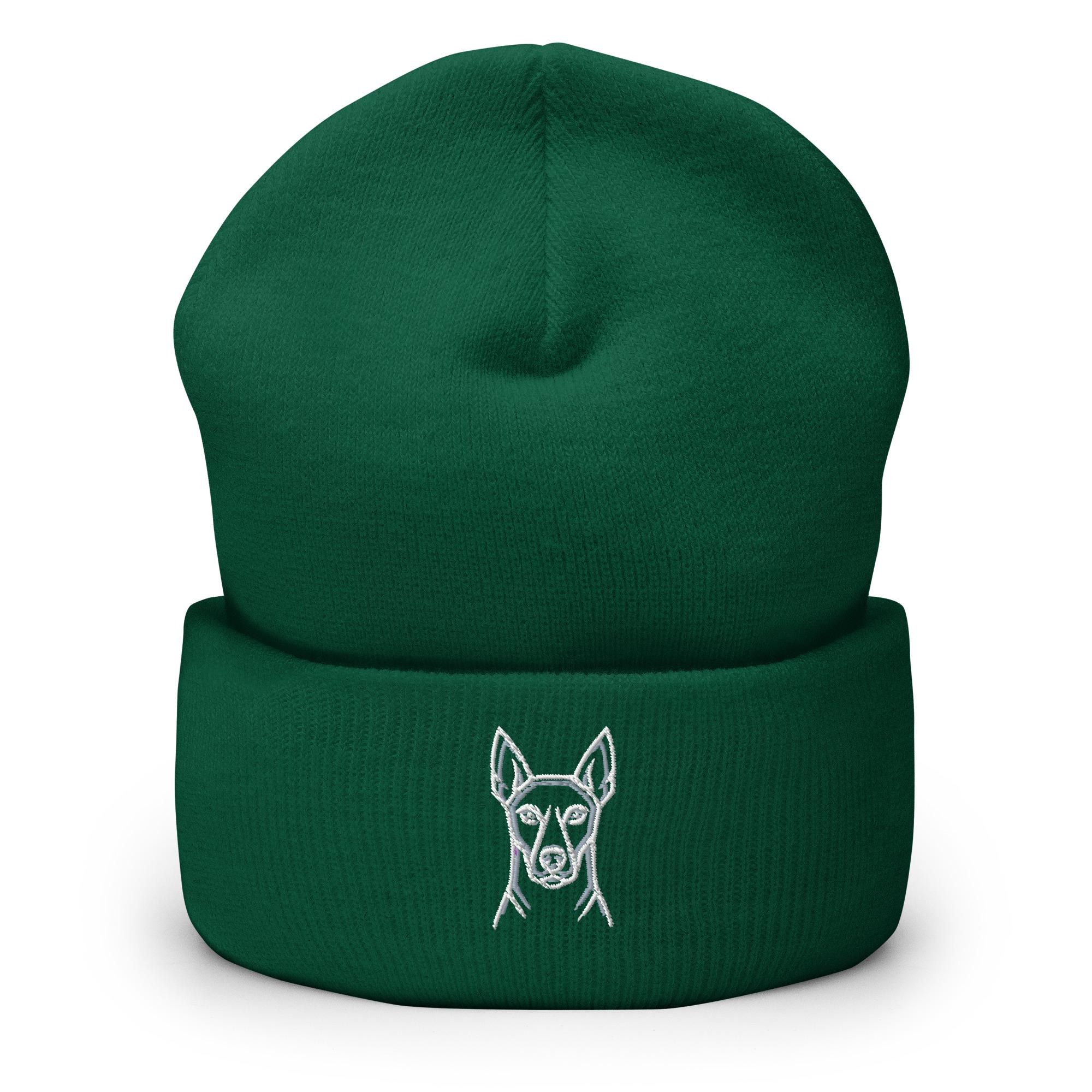 Cuffed Xolo Beanie - Xoloitzcuintle Dog Head Logo — photo 10