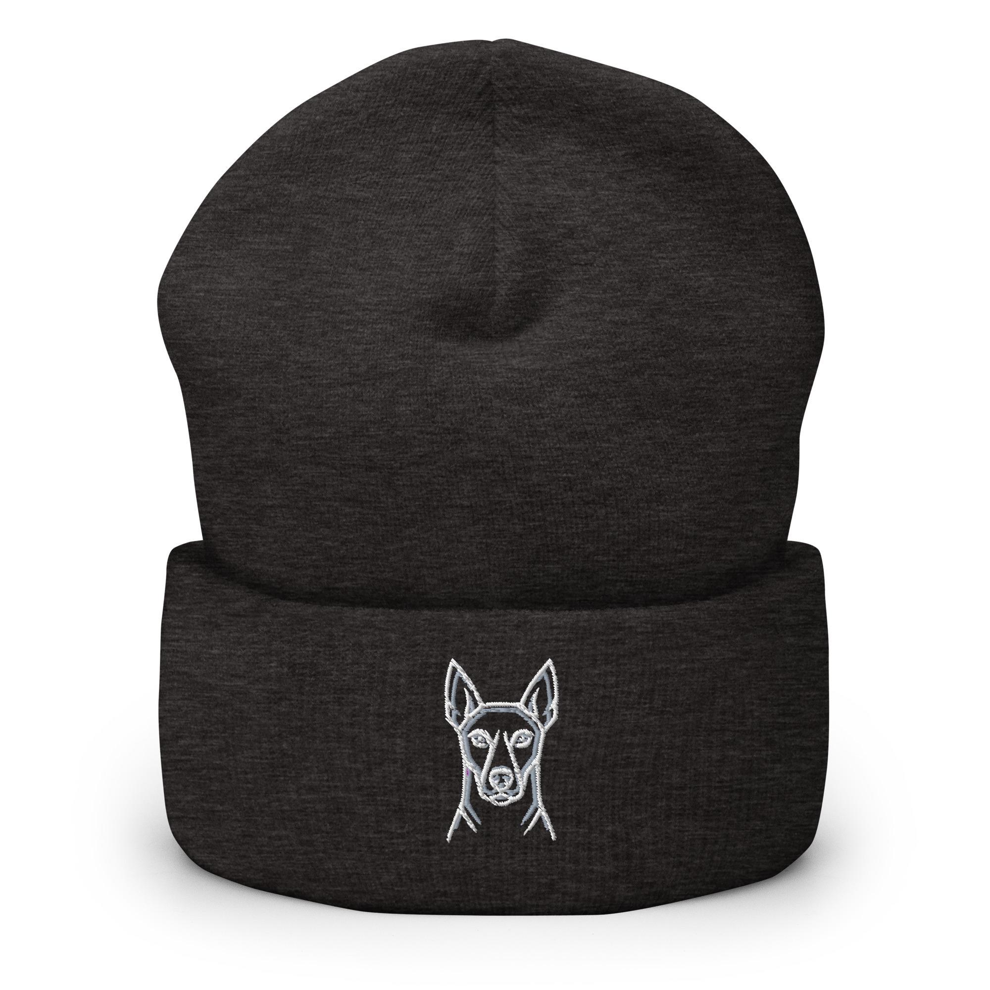 Cuffed Xolo Beanie - Xoloitzcuintle Dog Head Logo — photo 6