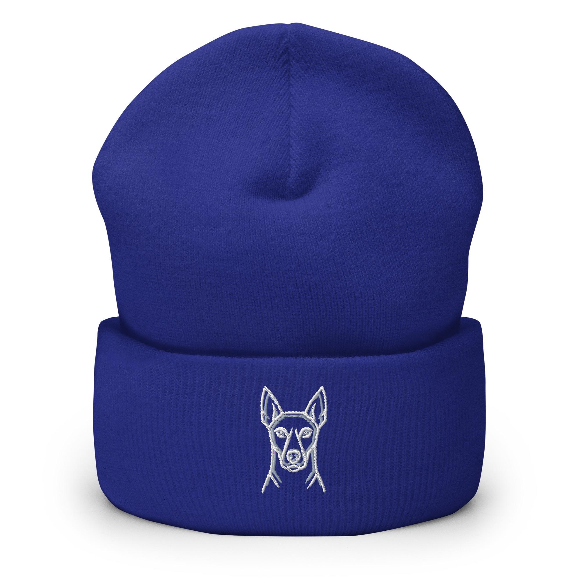 Cuffed Xolo Beanie - Xoloitzcuintle Dog Head Logo — photo 7