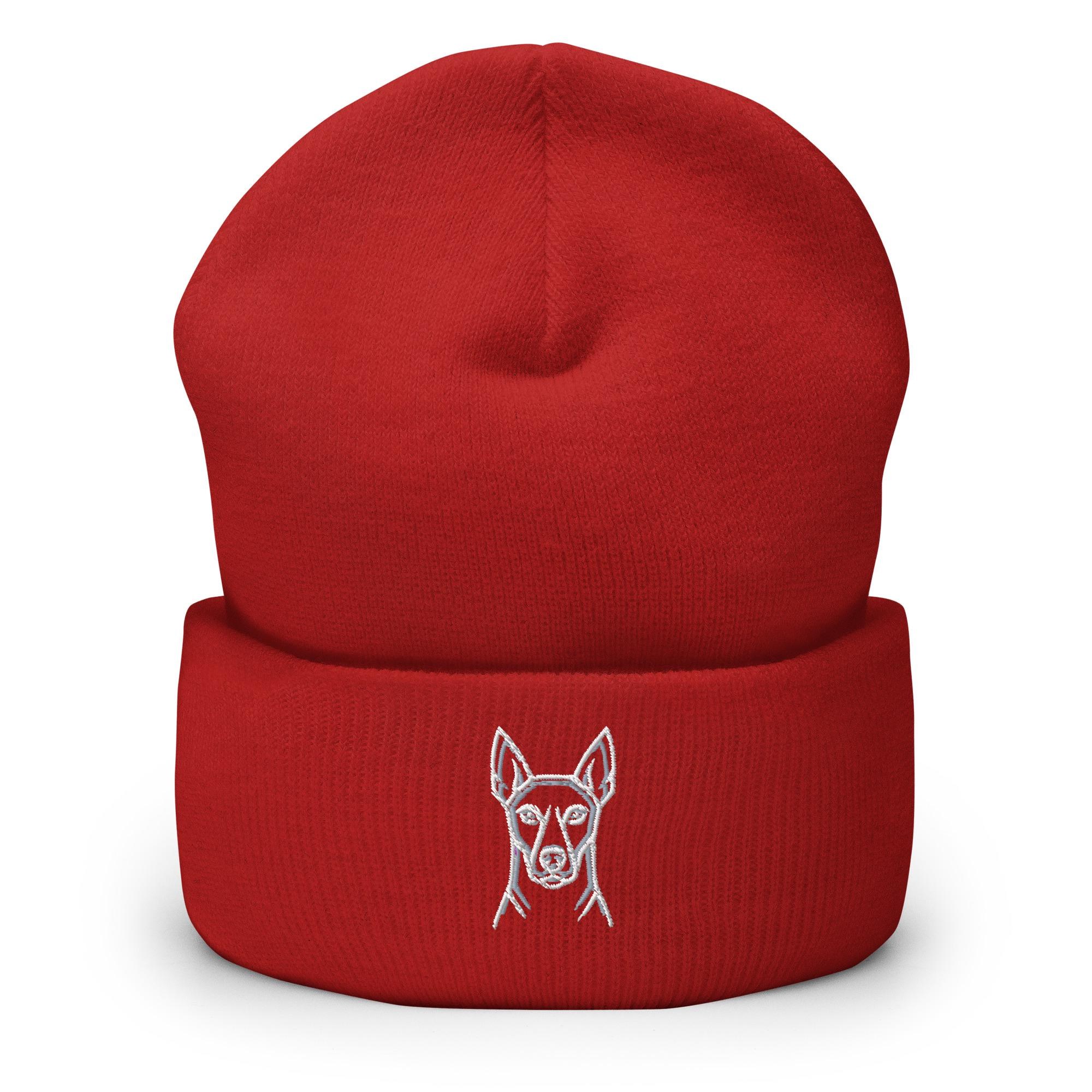 Cuffed Xolo Beanie - Xoloitzcuintle Dog Head Logo — photo 8