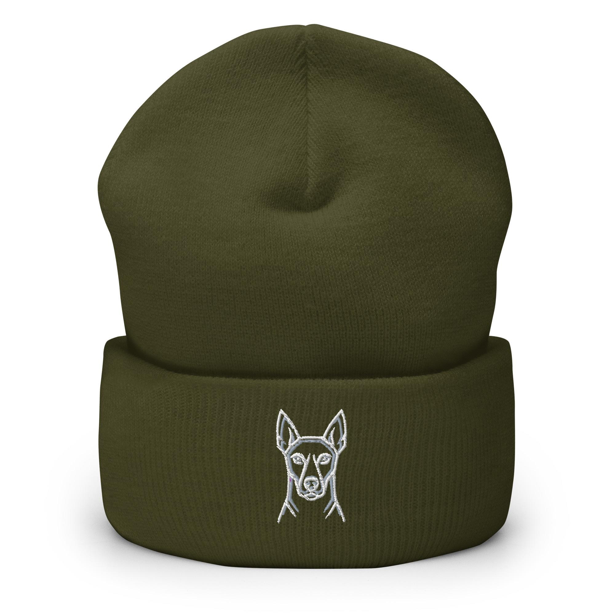 Cuffed Xolo Beanie - Xoloitzcuintle Dog Head Logo — photo 9
